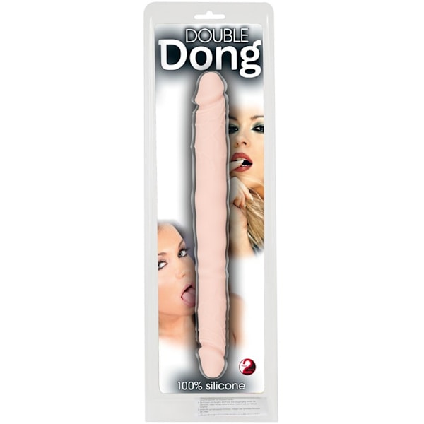 You2Toys: Double Dong, 31 cm, ljus Ljus hudfärg