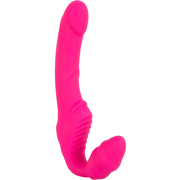 You2Toys: Vibrating Strapless Strap-On, Double Teaser, pink Rosa