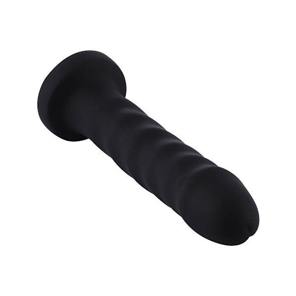 Hismith: KlicLok Silicone Dildo, 19.5 cm, svart Svart