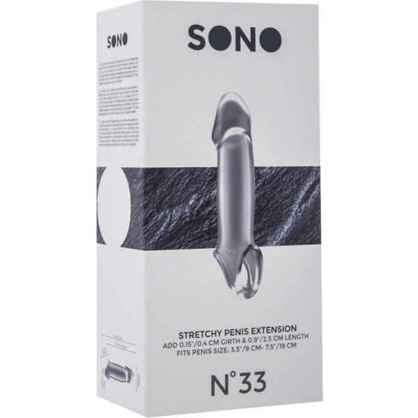 Sono: Stretchy Penis Extension No. 33, transparent Transparent