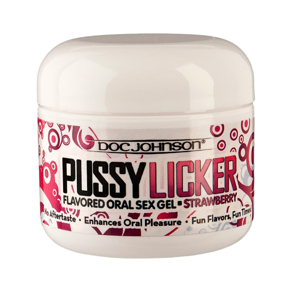 Doc Johnson: Pussy Licker, Oral Sex Gel med jordbærsmag, 57 ml