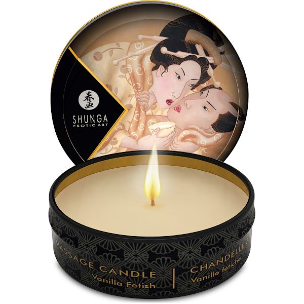 Shunga: Mini Massage Candle, Desire, Vanilla Fetish