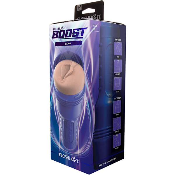 Fleshlight: Boost Bang, mörk/medium Mörk hudfärg