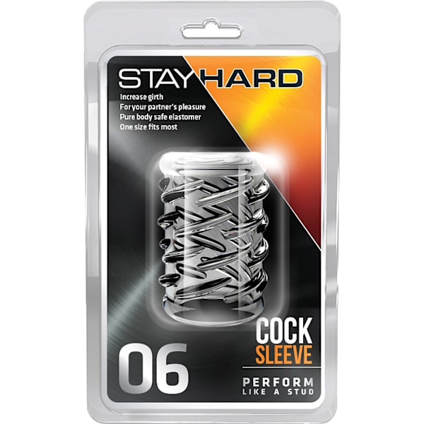 Stay Hard: Cock Sleeve 06, transparent Transparent