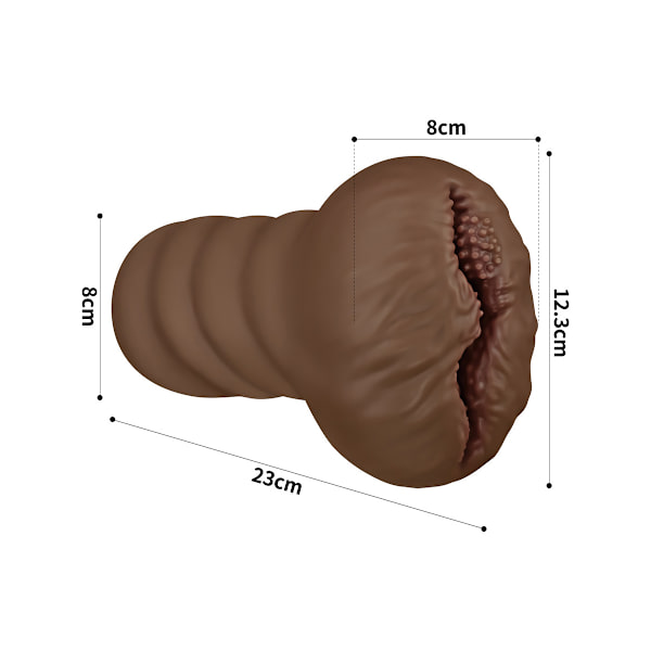 LoveToy: Alien's Pie Masturbator No.1, mörk Mörk hudfärg
