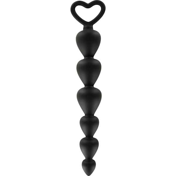 Toy Joy: Anal Play, Bottom Beads, svart Svart