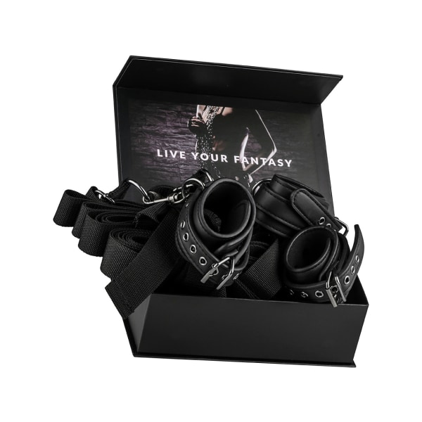 EasyToys: Under The Bed Restraint Set Svart