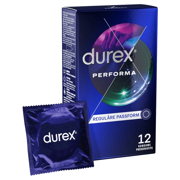 Durex: Performa Kondomer, 12-pak Transparent