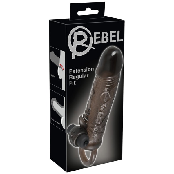 Rebel: Extension Regular Fit, 19 cm Svart
