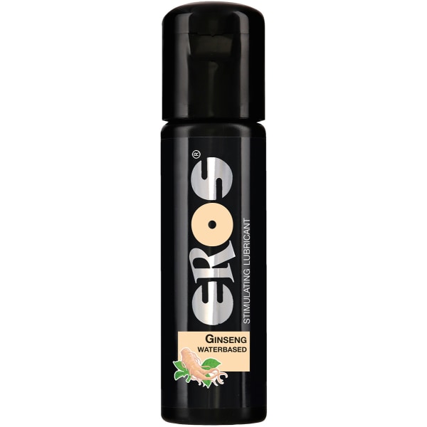 Eros: Stimulating Lubricant, Ginseng Water Based, 100 ml Transparent