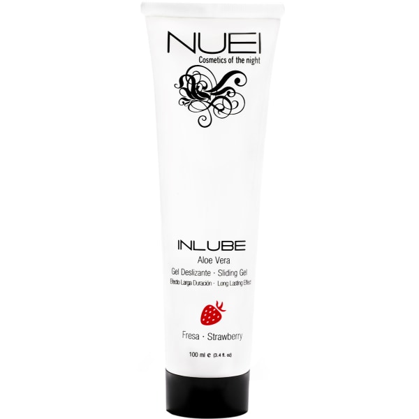 Nuei: Inlube Strawberry, Aloe Vera Sliding Gel, 100 ml Transparent