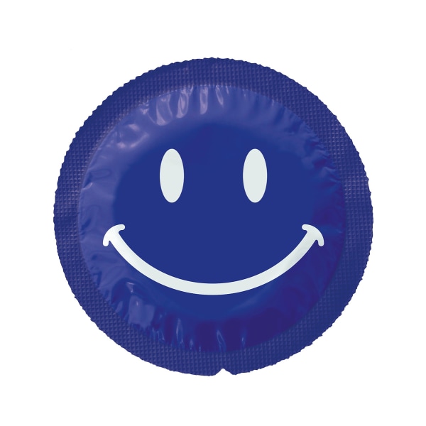 EXS Smiley Face: Kondomer, 100-pack Transparent