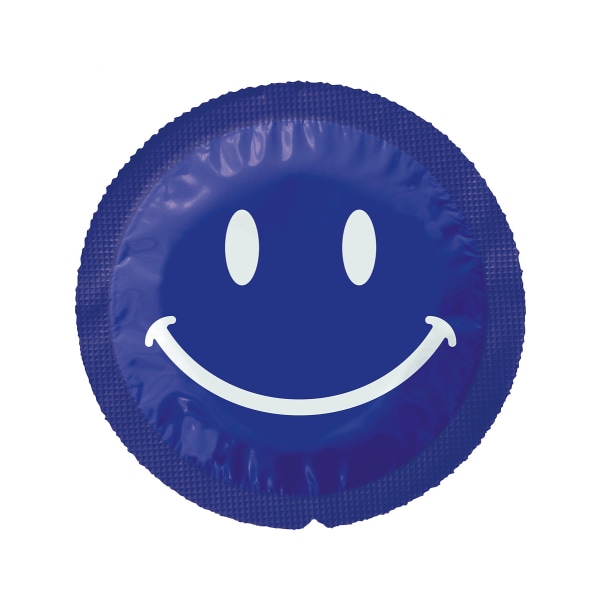 EXS Smiley Face: Kondomer, 100-pak Transparent