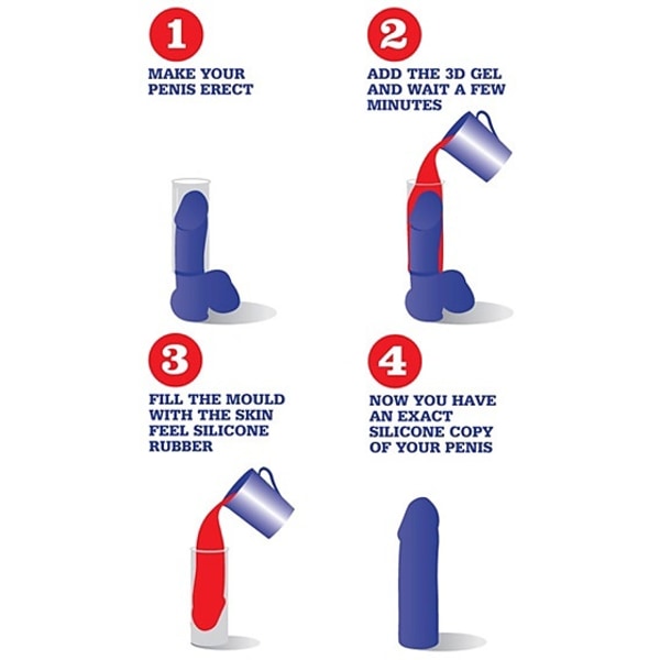 Cloneboy: Hudfärgad Dildo, Penisavgjutning Ljus hudfärg