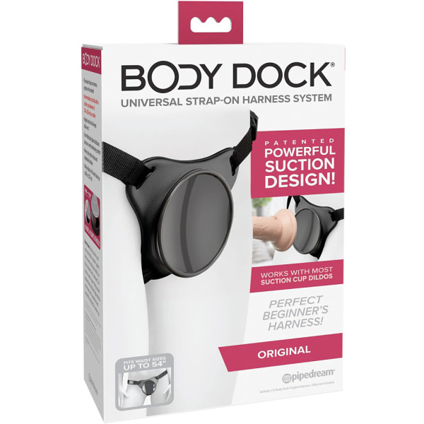 Pipedream: Body Dock Harness System, Original Svart