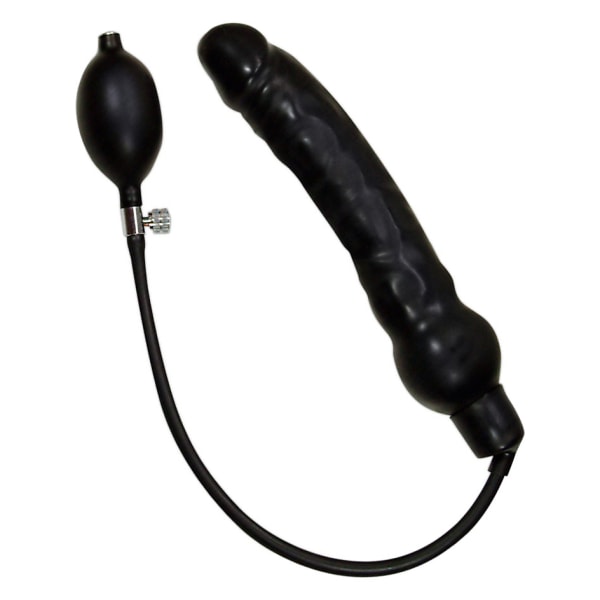 You2Toys: Be Bizarre, Blow-Me-Up Latex Dildo, large Svart