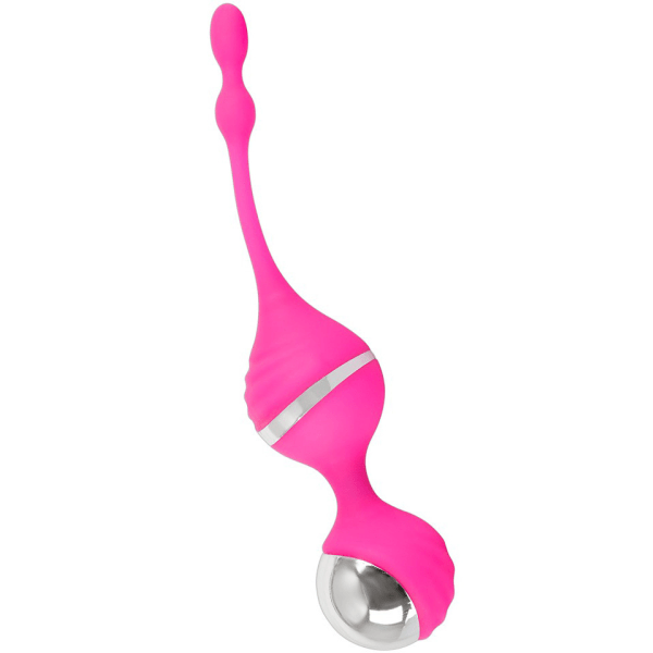 Sweet Smile: Vibrating Love Balls, Rechargeable Rosa