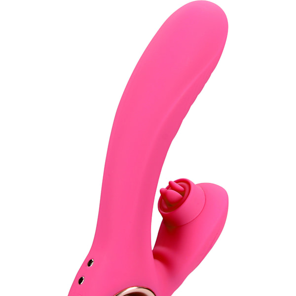 Loveline: Tongue Flickering and Heating Rabbit Vibrator Rosa