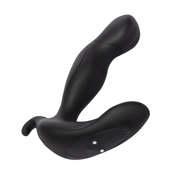 B-Vibe: 360 Plug, Rotating & Vibrating Remote Plug Svart