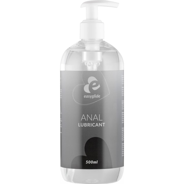 EasyGlide: Anal Waterbased Lubricant, 500 ml Transparent