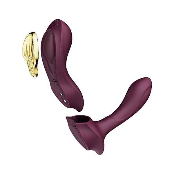 Zalo: Aya Wearable Vibrator with Remote control Lila