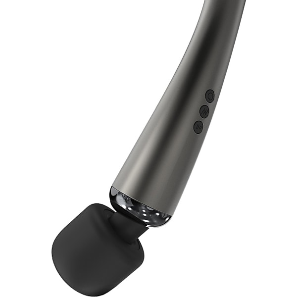 Marc Dorcel: MegaWand, Wand Vibrator Silver, Svart