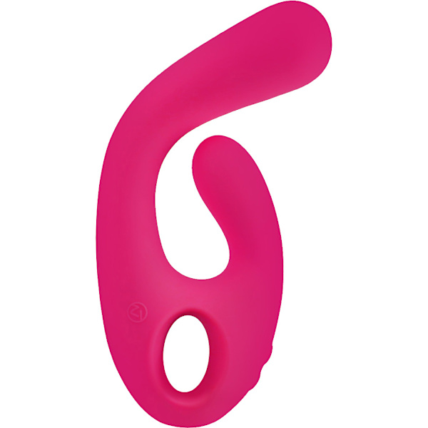 Nomi Tang: Flex Bi, Bendable Dual Vibrator Rosa