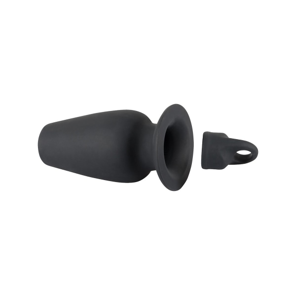 You2Toys: Lust Tunnel Plug med Stopper Svart