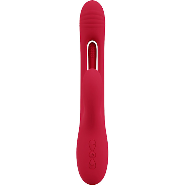 Sweet Smile: Rabbit Vibrator with G-Spot Stimulation Röd