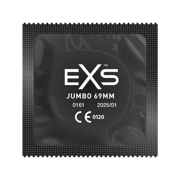 EXS Jumbo: Ekstra store kondomer, 24-pak Transparent