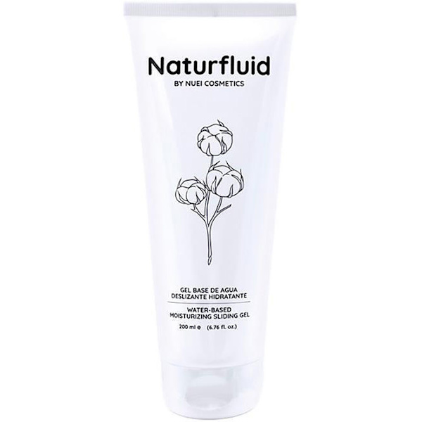 Nuei: Naturfluid Thick Water-Based Sliding Gel, 200 ml Transparent