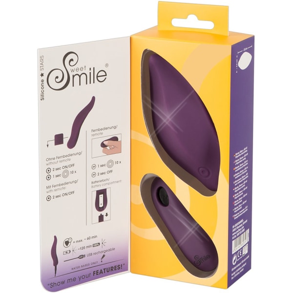 Sweet Smile: Remote Controlled Panty Vibrator Lila