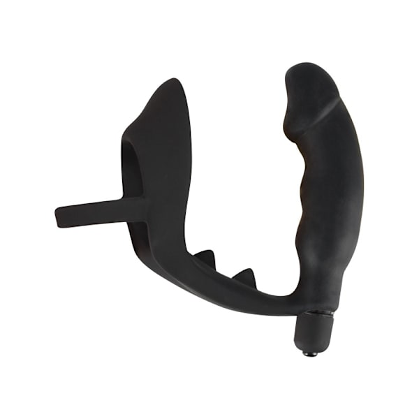 Black Velvets: Ring & Vibro Plug Svart