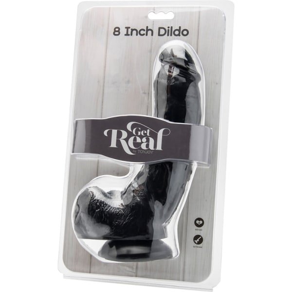 Toy Joy: Get Real Dildo Svart 20.5 cm