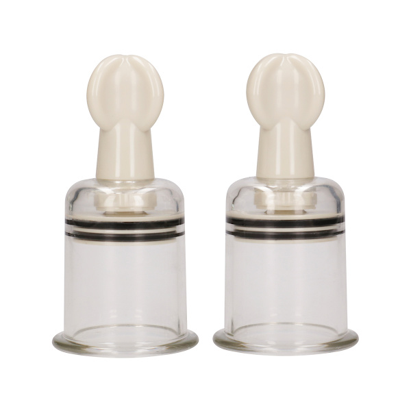 Ouch!: Suction Cup, Nipple Enhancers Transparent, Vit Medium