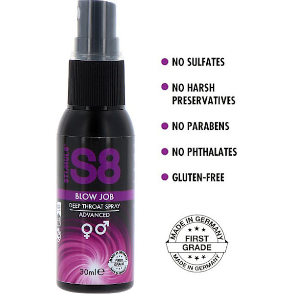 Stimul8: S8 Blow Job, Deep Throat Spray, Advanced