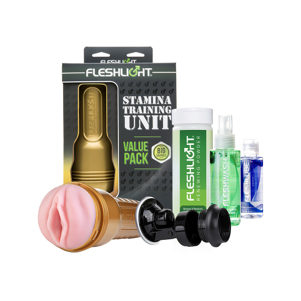 Fleshlight: Pink Lady, Stamina Training Unit, Value Pack Rosa
