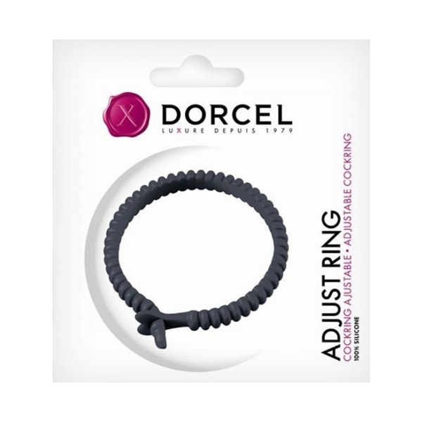 Marc Dorcel: Adjust Ring, Adjustable Cockring Svart