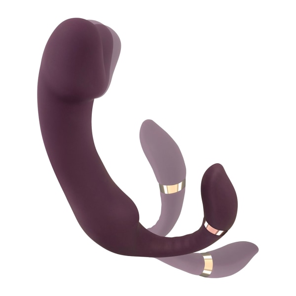 JAVIDA: Nodding Tip Vibrator with Bendable Clit Stimulation Lila