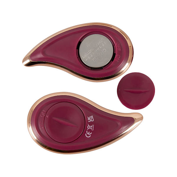 JAVIDA: RC Hands-free 3 Function Vibrator Röd