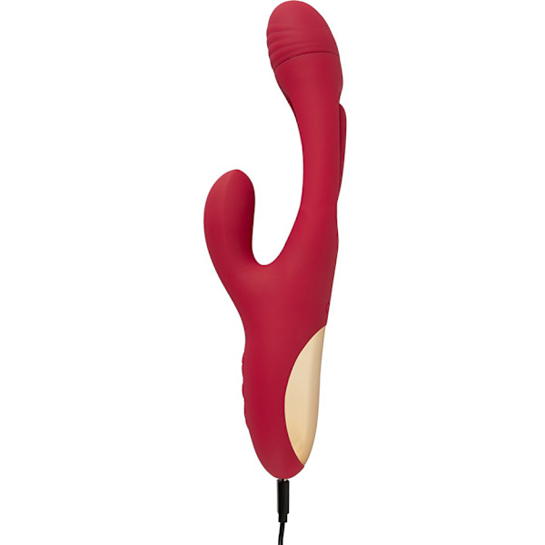 Sweet Smile: Rabbit Vibrator with G-Spot Stimulation Röd