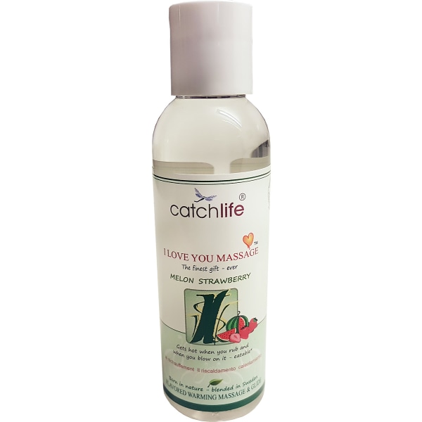 Catchlife: I Love you Massage, Melon & Strawberry, 75 ml Transparent