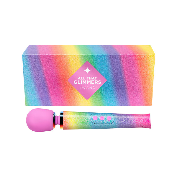 Le Wand: Rainbow Ombre Petite Massager Glittrig
