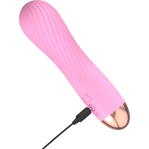 You2Toys: Cuties Pink, Ribbed Mini Vibrator Rosa