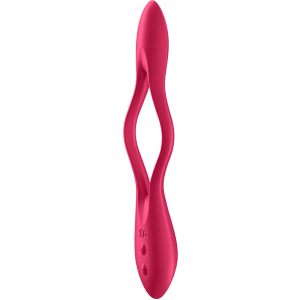 Satisfyer: Elastic Joy, Multi Vibrator, rød Röd