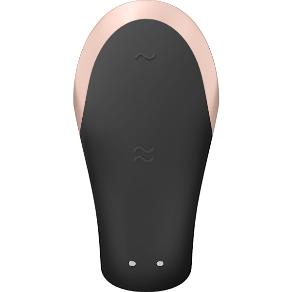 Satisfyer Connect: Double Love, Luxury Partner Vibrator Svart