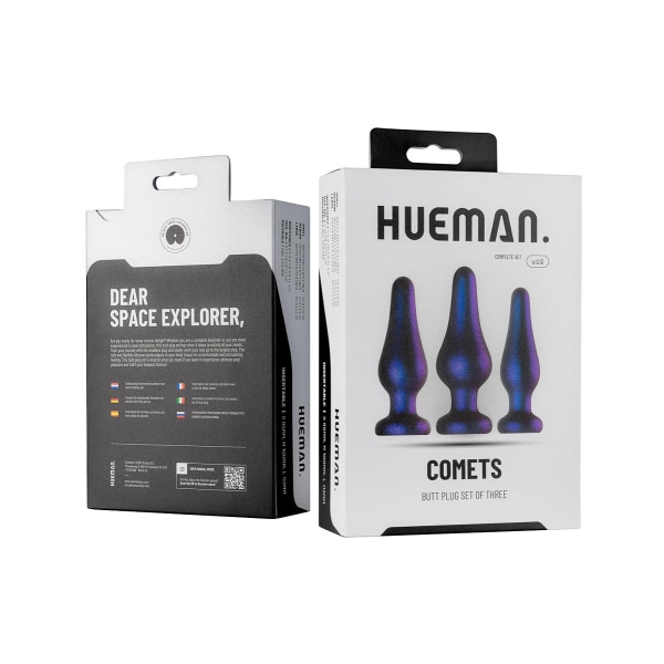 Hueman: Comets, Butt Plug Set of Three