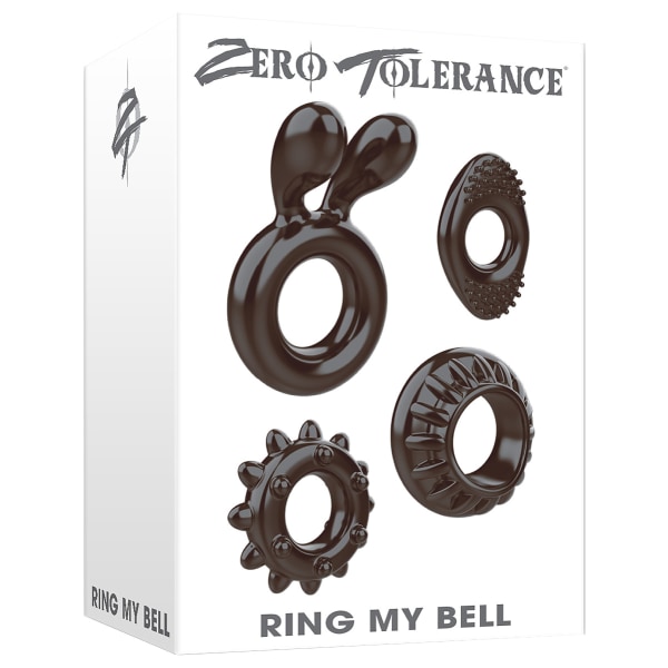 Zero Tolerance: Ring My Bell, Penis Ring Set Rökfärgad