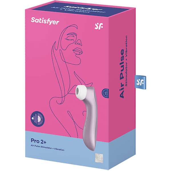 Satisfyer: Satisfyer Pro 2+, Air Pulse Stimulator + Vibration Lila