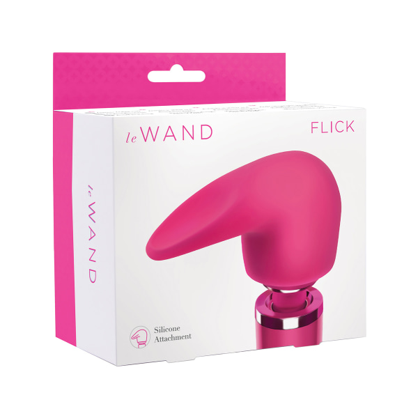 Le Wand: Flick, Flexible Silicone Attachment Rosa